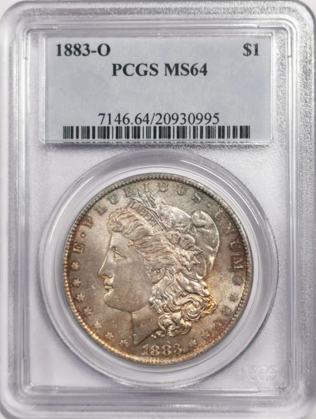 凡希社世界钱币微拍第一百八十四期 1883O美国摩根壹元PCGS-MS64