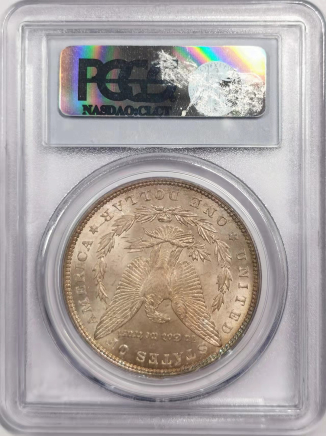 凡希社世界钱币微拍第一百八十四期 1896美国摩根壹元PCGS-MS64紫金包浆！
