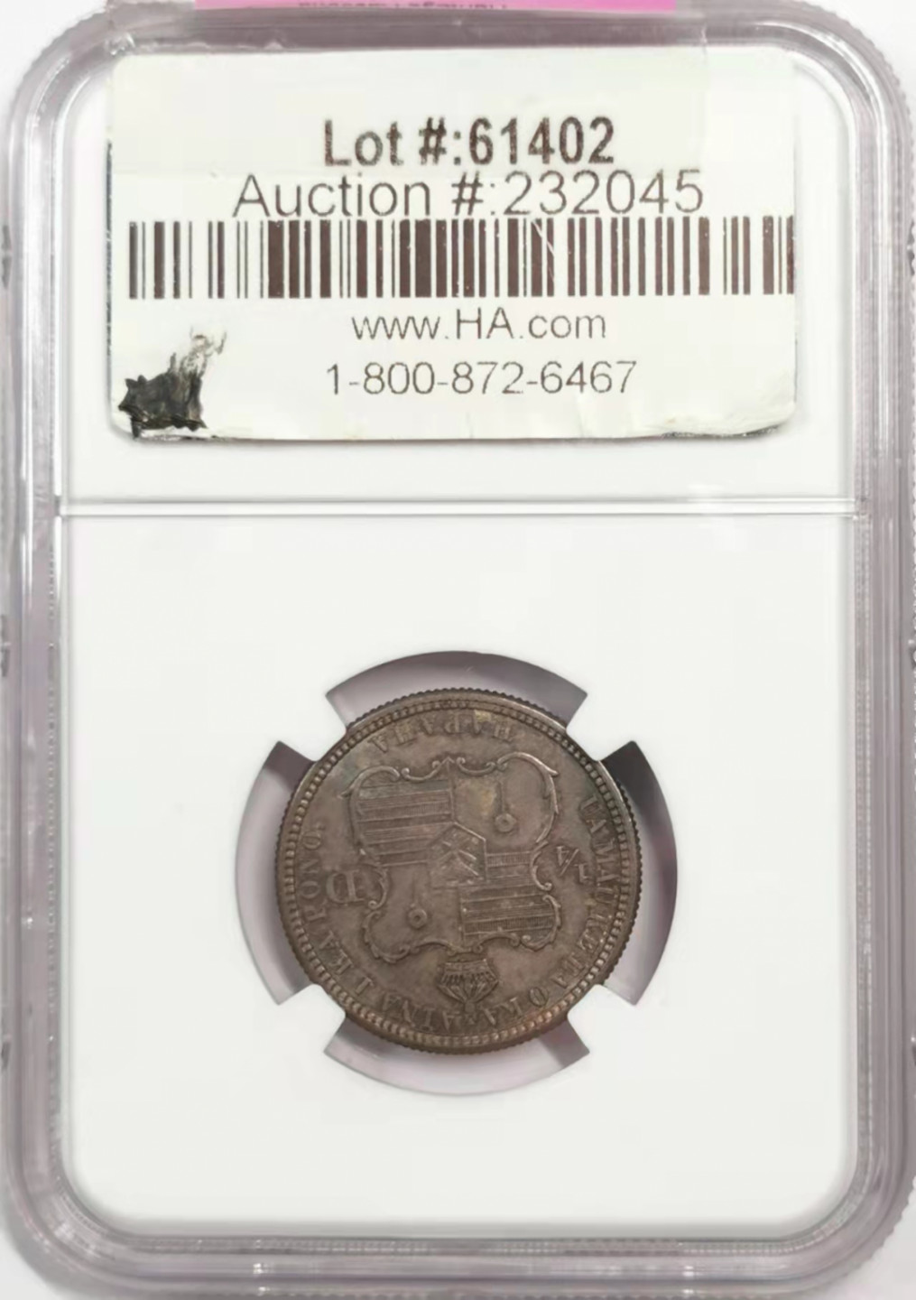 凡希社世界钱币微拍第一百八十四期 1883夏威夷25分NGC-MS64包浆绝美！