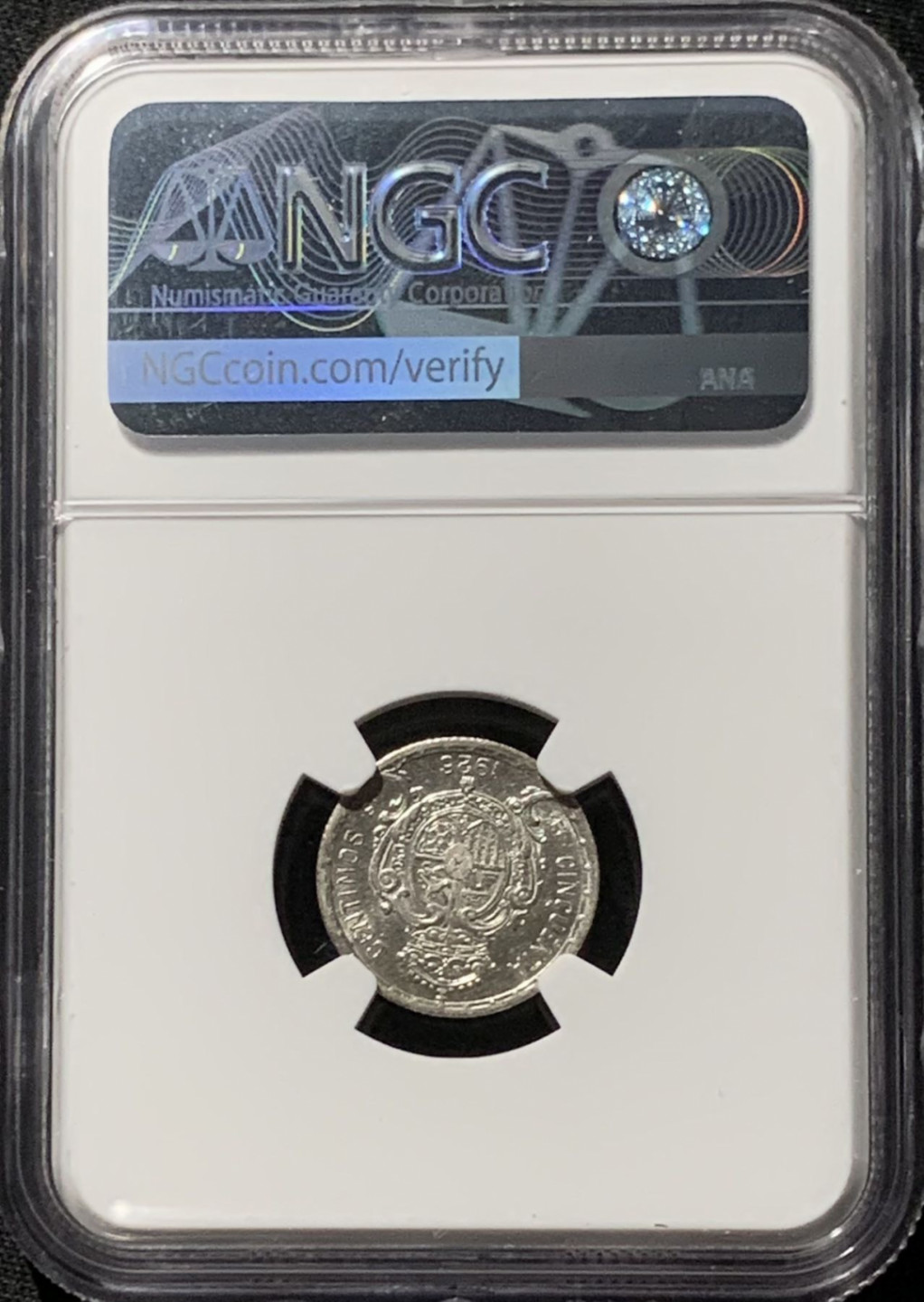 紫瑗钱币——第164期拍卖 西班牙 1926年 阿方索十三世 50分 银币 NGC MS62