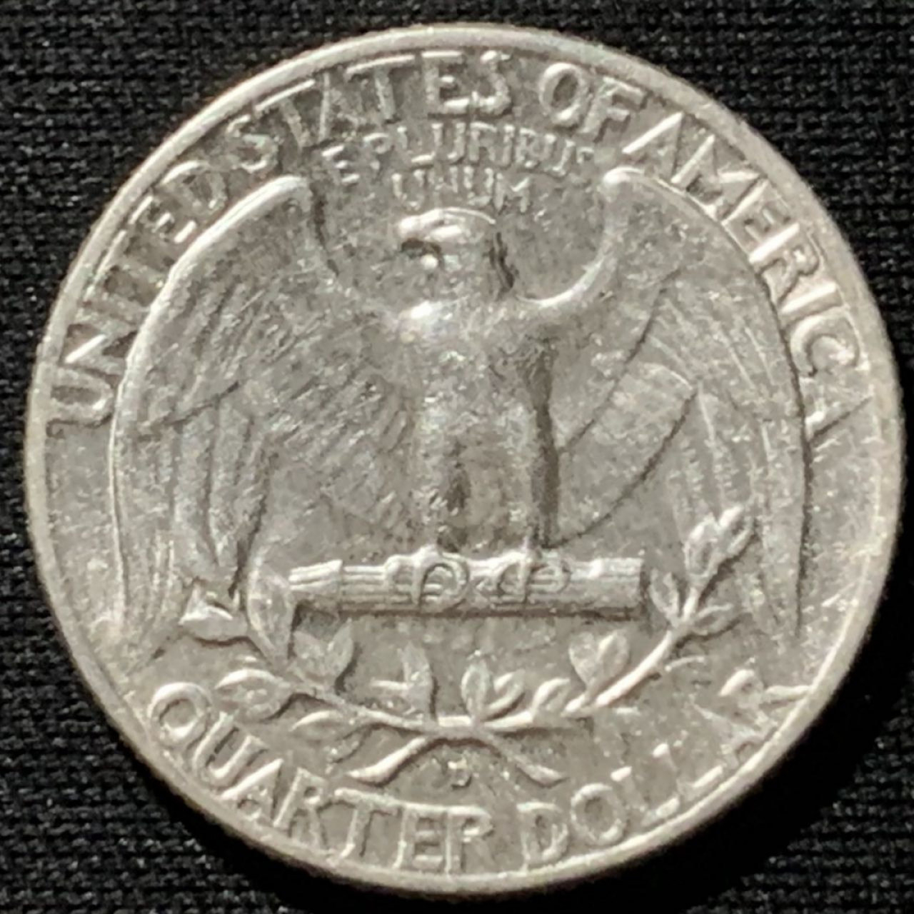 紫瑗钱币——第164期拍卖 美国 1964年 华盛顿 25美分 6.25克 0.9银 UNC