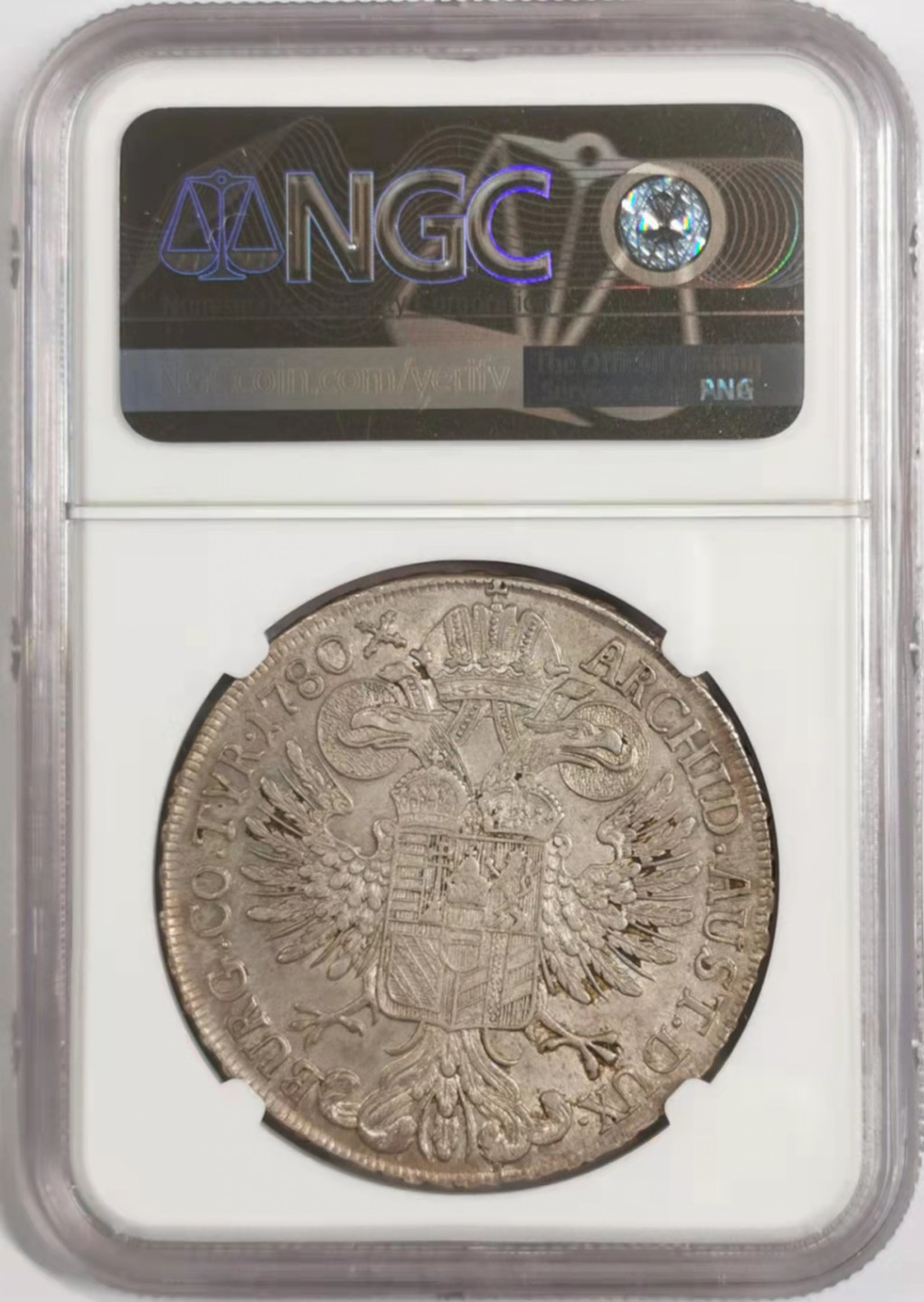 凡希社世界钱币微拍第一百八十四期 1780神罗布尔高特蕾莎泰勒NGC-AUD