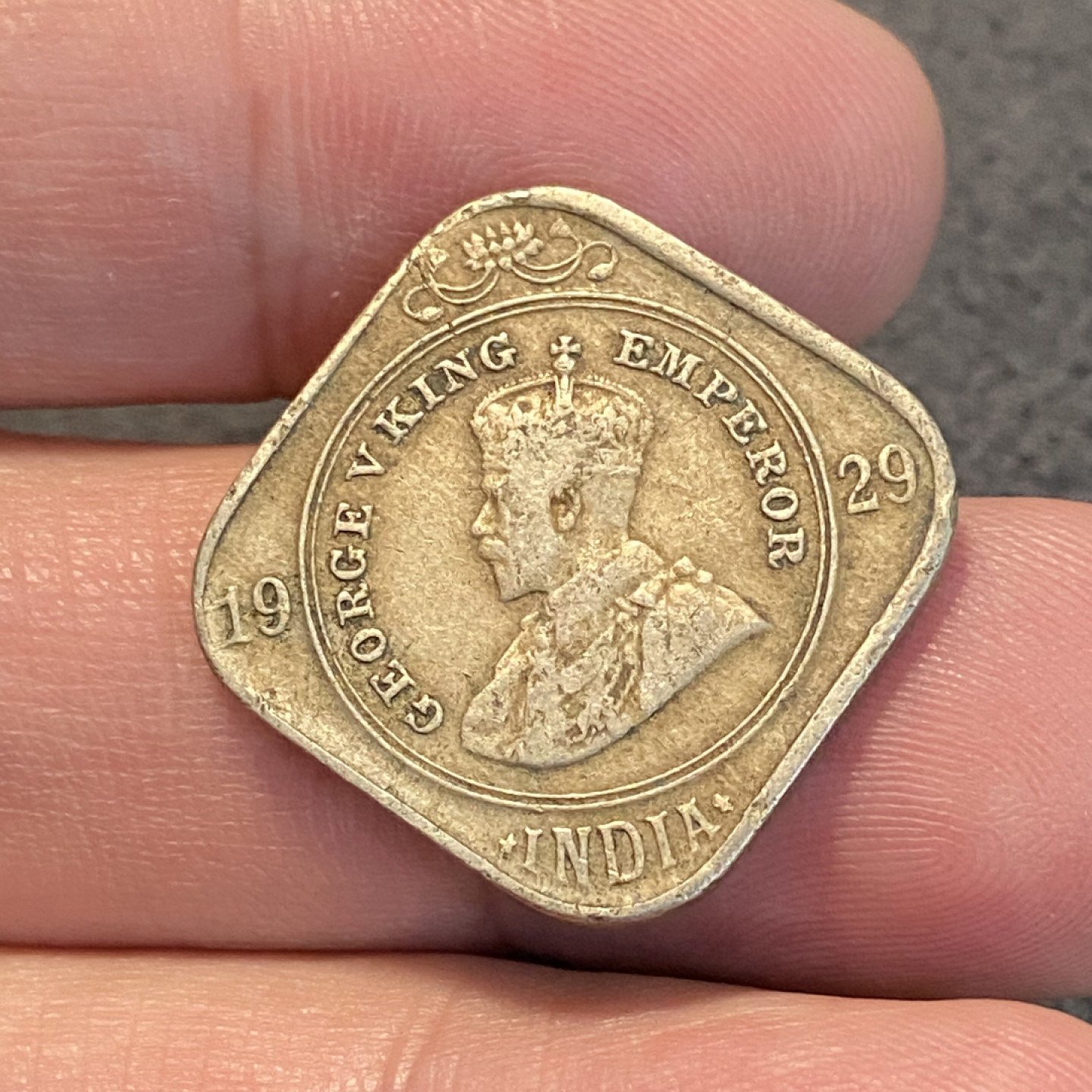 【Numismatist】新年首场-0佣包邮自动托管 英属印度1929年2安娜 乔治五世