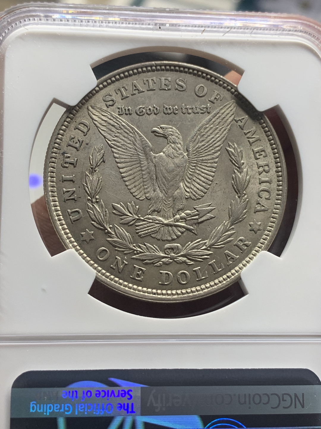 《竞宝斋》钱币微拍-第26场 元旦特刊（全场顺丰包邮） NGC-MS62 美国 1921年 摩根1元 大银币 原光好品