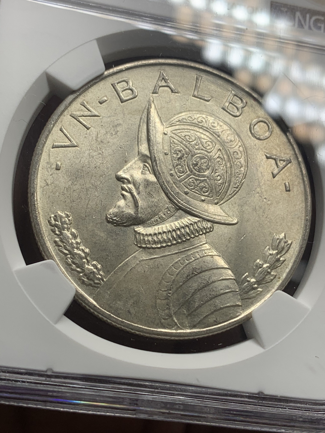 《竞宝斋》钱币微拍-第26场 元旦特刊（全场顺丰包邮） NGC-MS62 巴拿马 1947年 自由女神 1元 大银币 原光好品