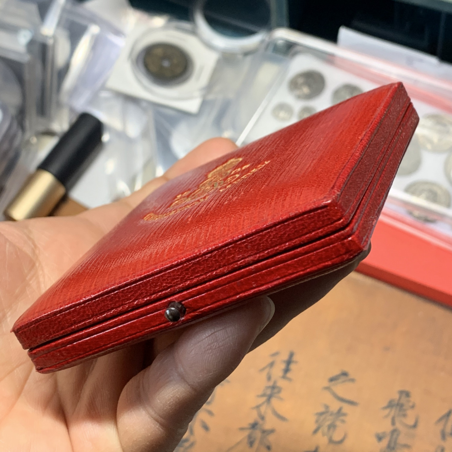 《竞宝斋》钱币微拍-第26场 元旦特刊（全场顺丰包邮） 原盒 英国1902年 爱德华七世 大铜章 直径56mm 无磕无洗 一流的状态