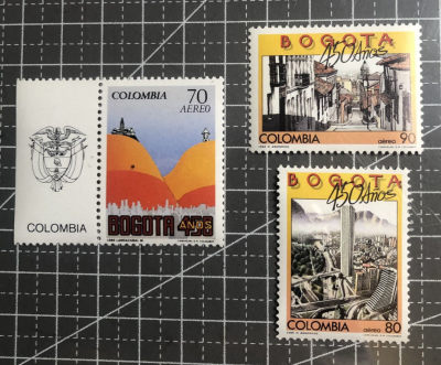 邮闲币备——第十三期 - 1988年哥伦比亚波哥大建城450年（3）