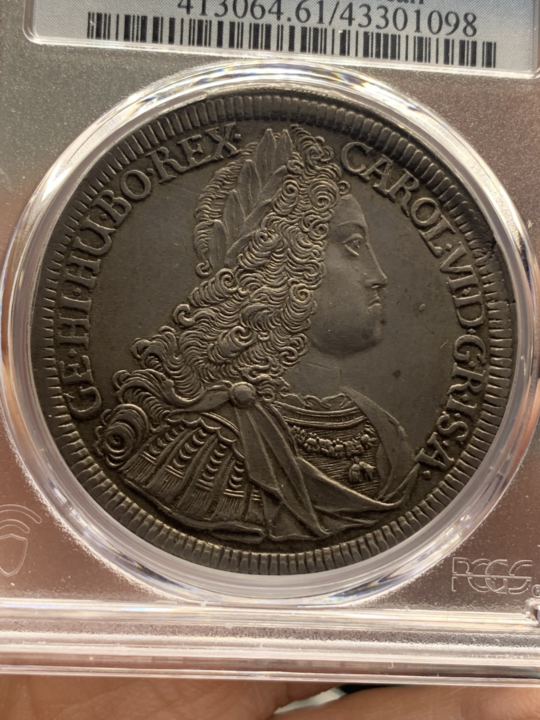 《竞宝斋》钱币微拍-第26场 元旦特刊（全场顺丰包邮） 冠军 PCGS-MS61 奥地利 1728年 卡尔六世 1泰勒 大银币 细节清晰 一步到位的藏品