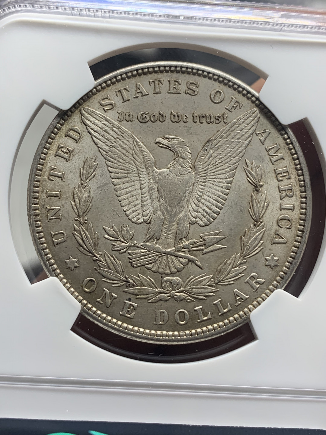 《竞宝斋》钱币微拍-第26场 元旦特刊（全场顺丰包邮） NGC-MS62 美国 1881年 摩根1元 大银币 原光好品