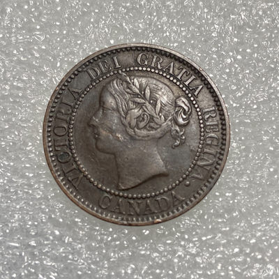 【Numismatist】第三场-0起拍-0佣金-世界硬币 - 加拿大1859年维多利亚1分铜币 好品 