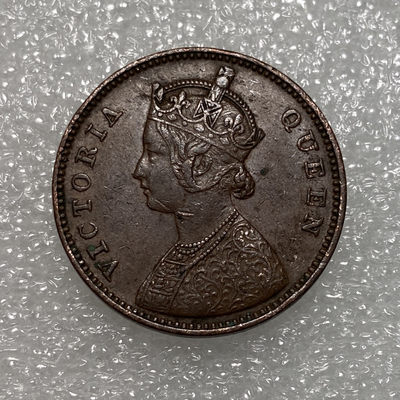 【Numismatist】第三场-0起拍-0佣金-世界硬币 - 英属印度1862年1/4安娜铜币 维多利亚女王 好品