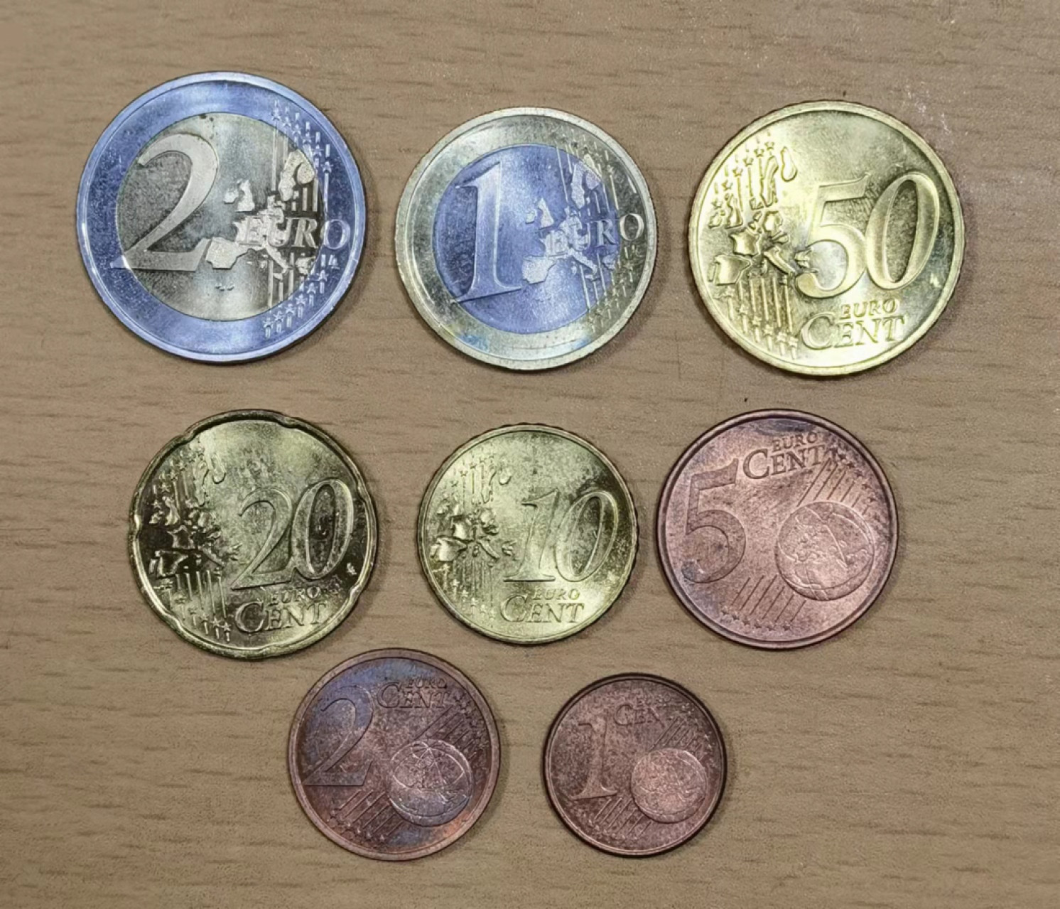 北京马甸外国钱币专卖店微拍第六十七期，非贵金属外国纪念币，流通币专场，陆续上新欢迎关注 2002年版德国流通币8枚／套
