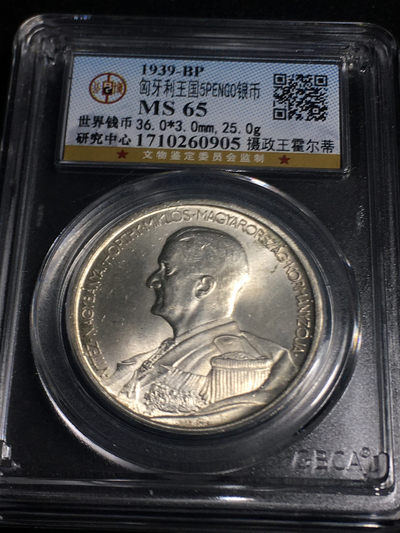 点关注外国银币一周放大漏15件左右 - 1939年匈牙利大银币