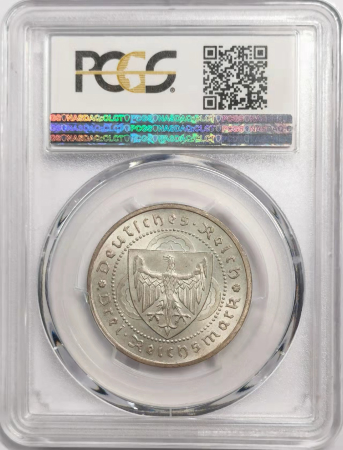 凡希社世界钱币微拍第一百八十五期 1930A魏玛行吟诗人3马克PCGS-MS65