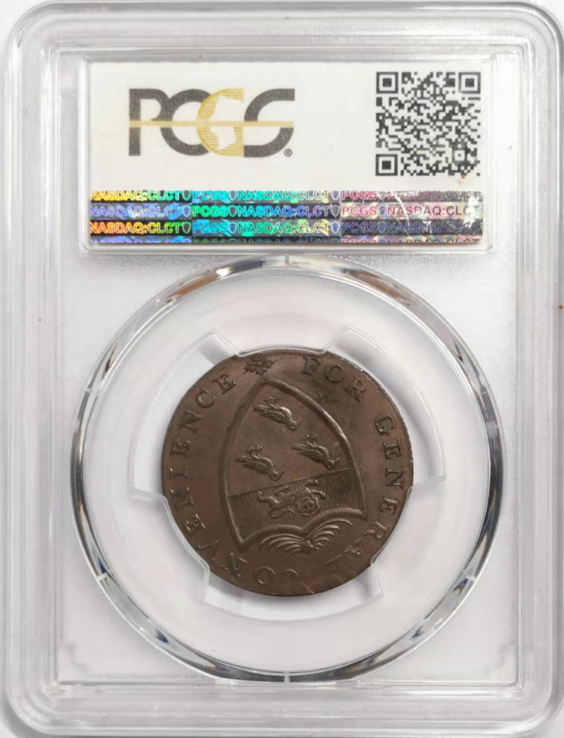 凡希社世界钱币微拍第一百八十五期 1794肯特郡1/2便士TKN服务于公众便利PCGS-MS64