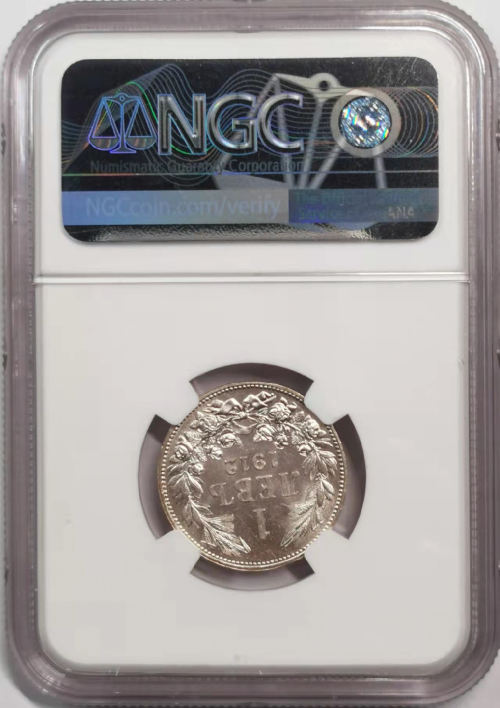 凡希社世界钱币微拍第一百八十五期 1912保加利亚Lev银币NGC-MS63