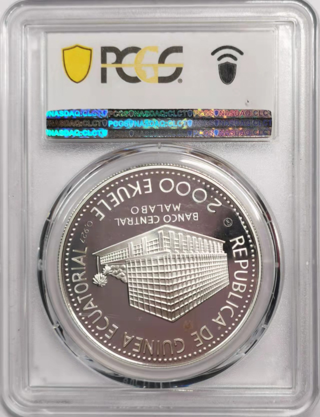 凡希社世界钱币微拍第一百八十五期 1980赤道几内亚黑斑羚2000E精铸PCGS-PF68DCAM