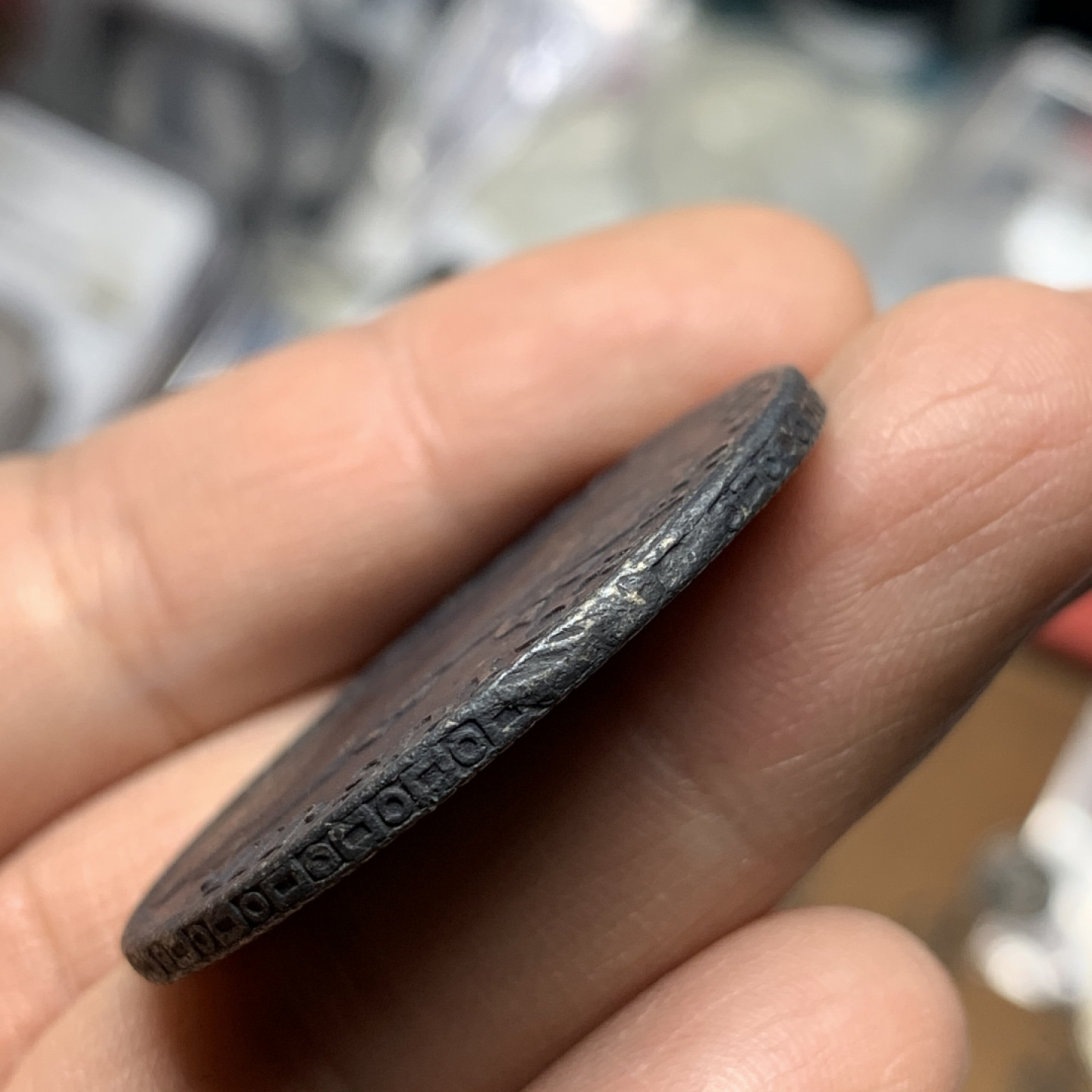 《竞宝斋》第27场-本周日，周一2场连拍（全场顺丰包邮） 西属 墨西哥1786年 卡三 8R 双柱大银币 38.8mm 26.8克  细节见图