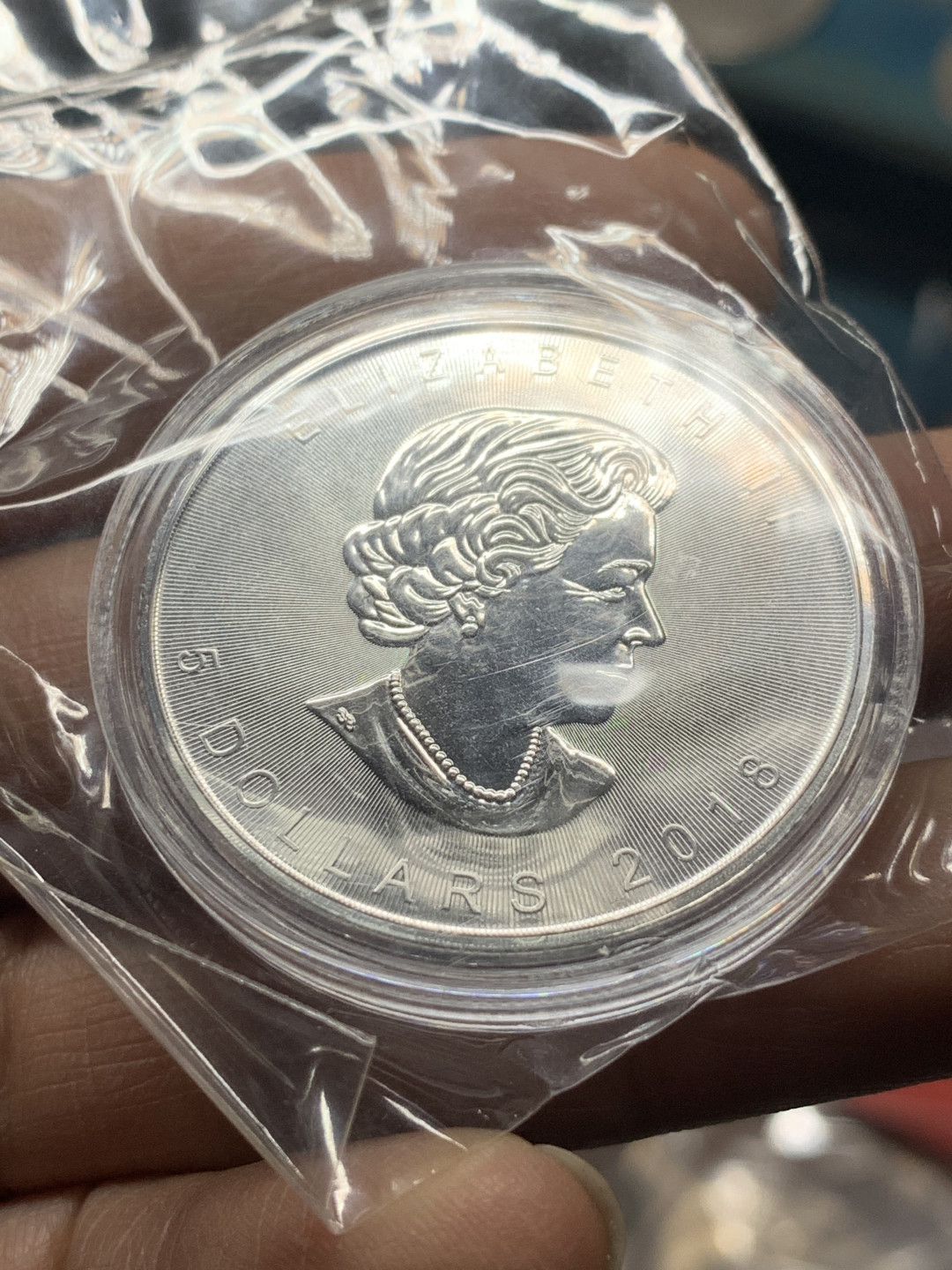 《竞宝斋》第27场-本周日，周一2场连拍（全场顺丰包邮） 2018年 加拿大枫叶1盎司银币 含银量99.9%