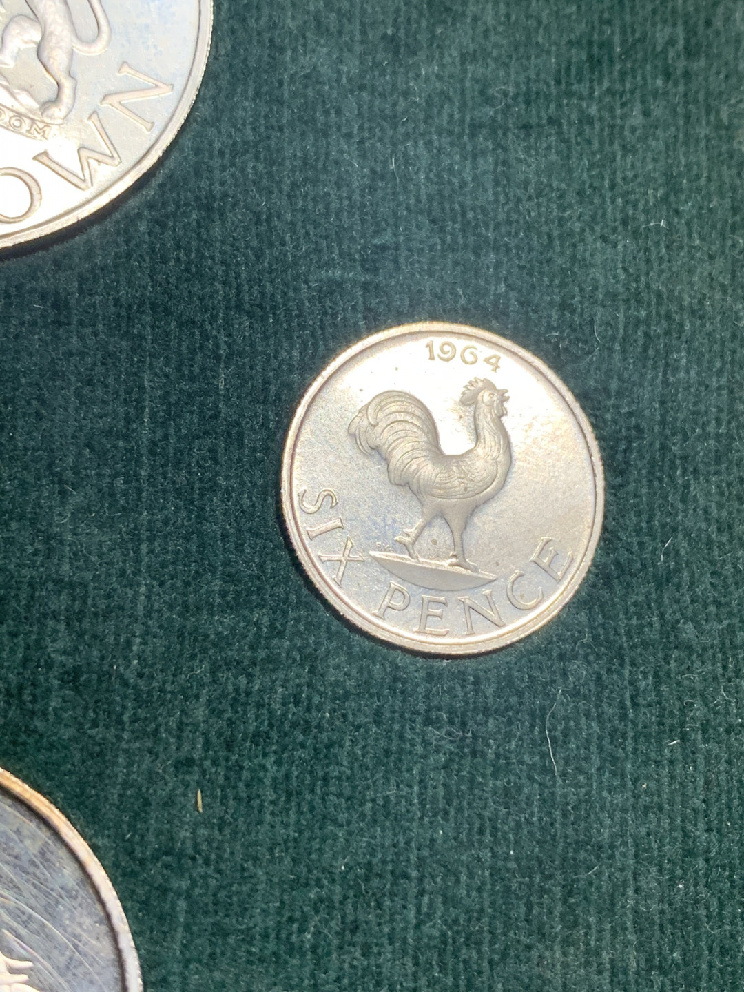 《竞宝斋》第27场-本周日，周一2场连拍（全场顺丰包邮） 1964年 马拉维套币4枚 6便士，1先令，1福林，1/2克朗