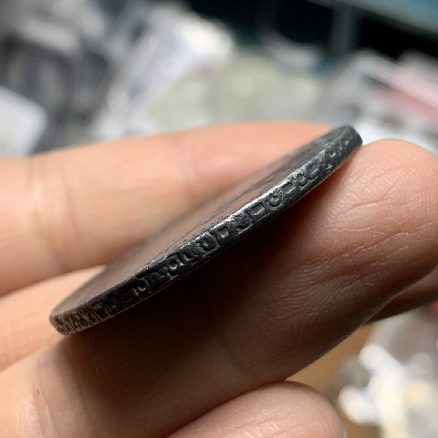 《竞宝斋》第27场-本周日，周一2场连拍（全场顺丰包邮） 西属 墨西哥1792年 卡四 8R 双柱大银币 38.3mm 26.4克  细节见图