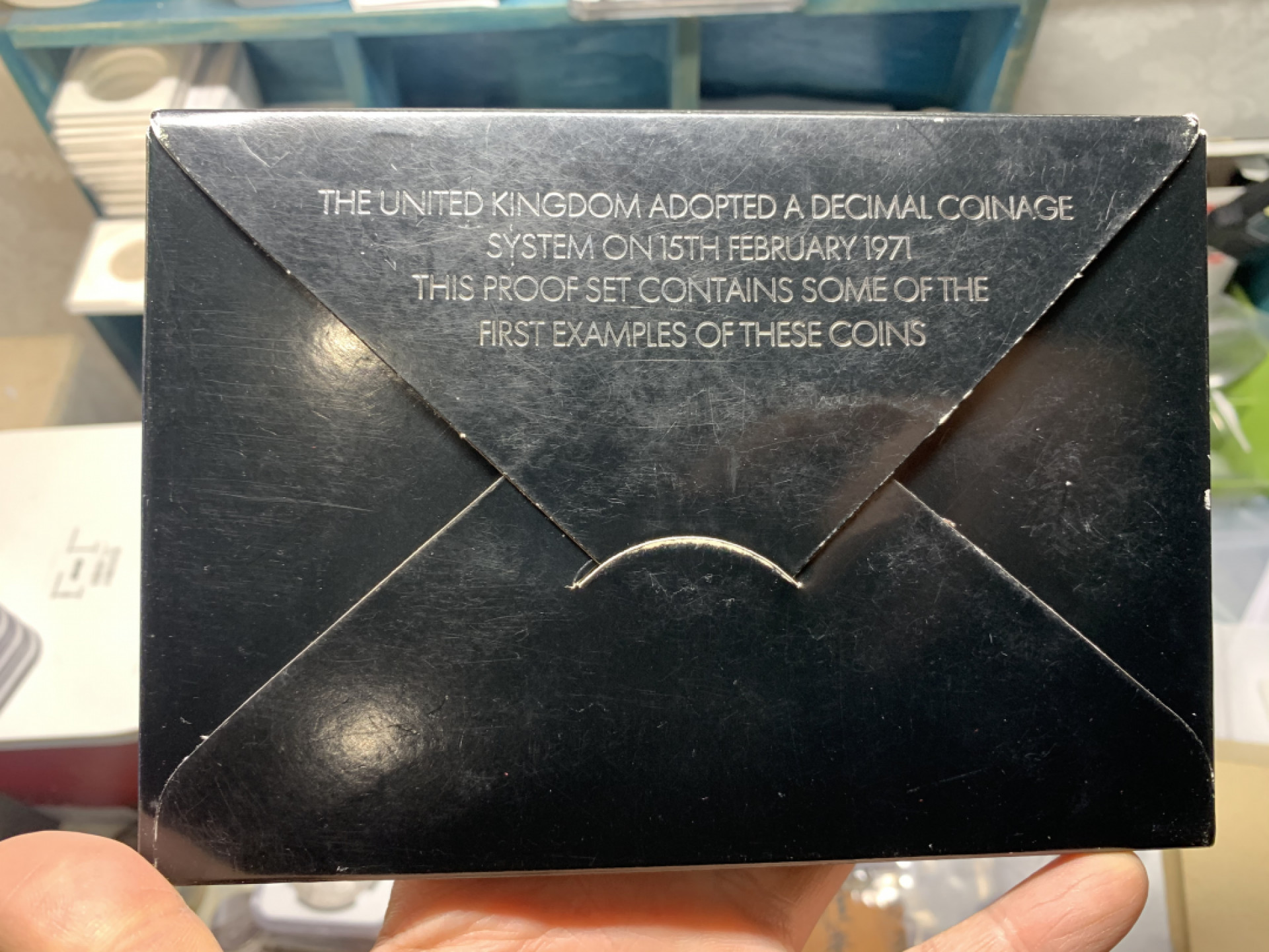 《竞宝斋》第27场-本周日，周一2场连拍（全场顺丰包邮） 英国1971年币制改革第一版6枚PROOF塑盒原装全套