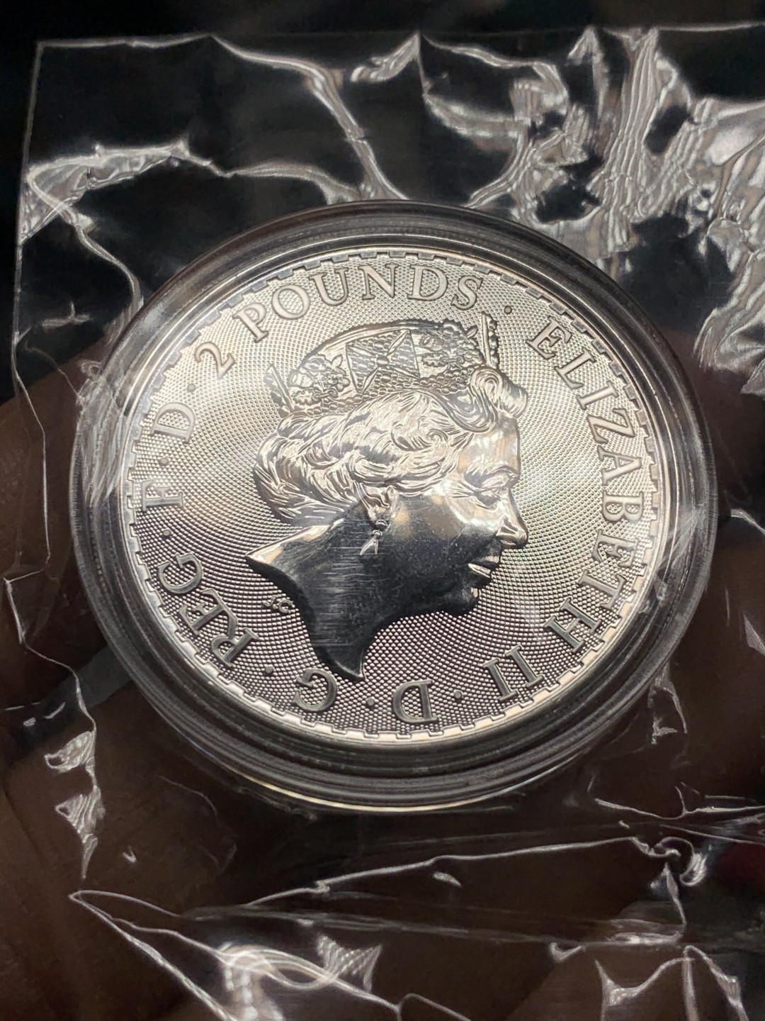 《竞宝斋》第27场-本周日，周一2场连拍（全场顺丰包邮） 2018年 英国不列颠女神1盎司银币 含银量99.9%