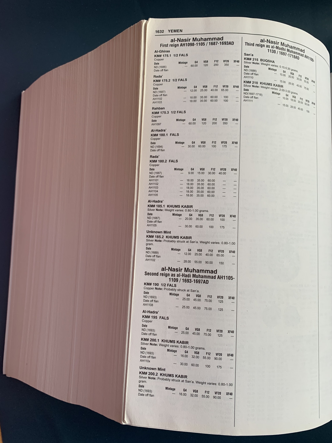 《竞宝斋》第28场-本周日，周一2场连拍（全场顺丰包邮） 难得 克劳斯目录 最新第七版 1601-1700年 涵盖世界24000枚钱币，杂志大小印刷非常清晰，厚达1632页！目录重约3公斤