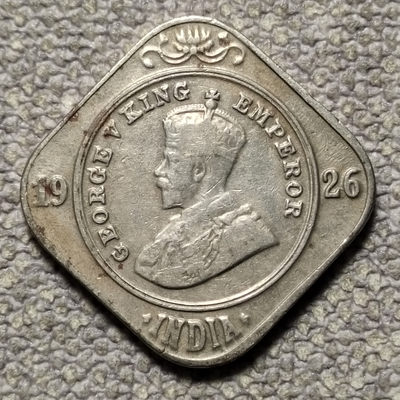 0起1加-纯粹捡漏拍-61场0佣包邮全托管场 - 英属印度1926年乔五2安娜