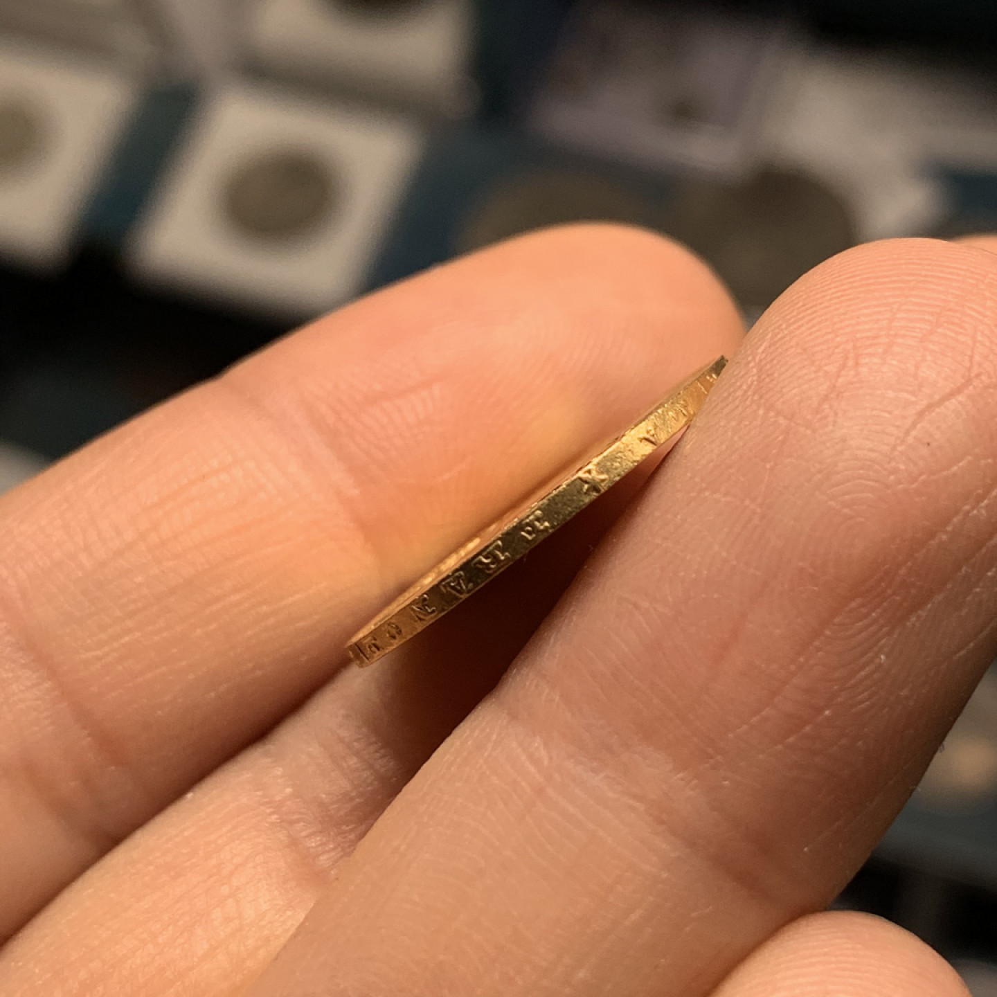 《竞宝斋》第28场-本周日，周一2场连拍（全场顺丰包邮） 法国 1857年 拿破仑三世 20法郎 金币早期无冠版