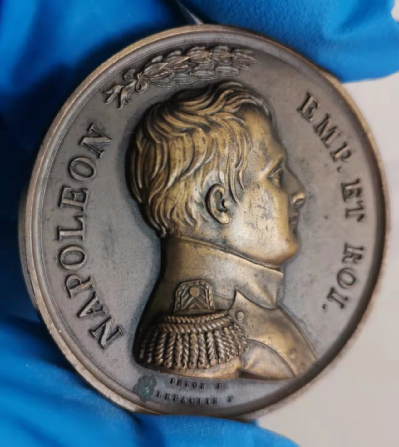 第23期拍卖会 1900-1910年之间铸造的1814年拿破仑一世铜章（丰饶角边铭）40mm43g