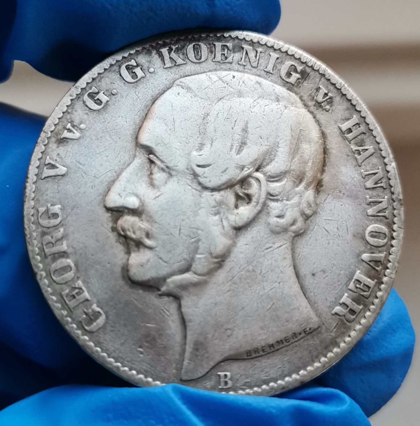 第23期拍卖会 1857年汉诺威狮马1泰勒银币