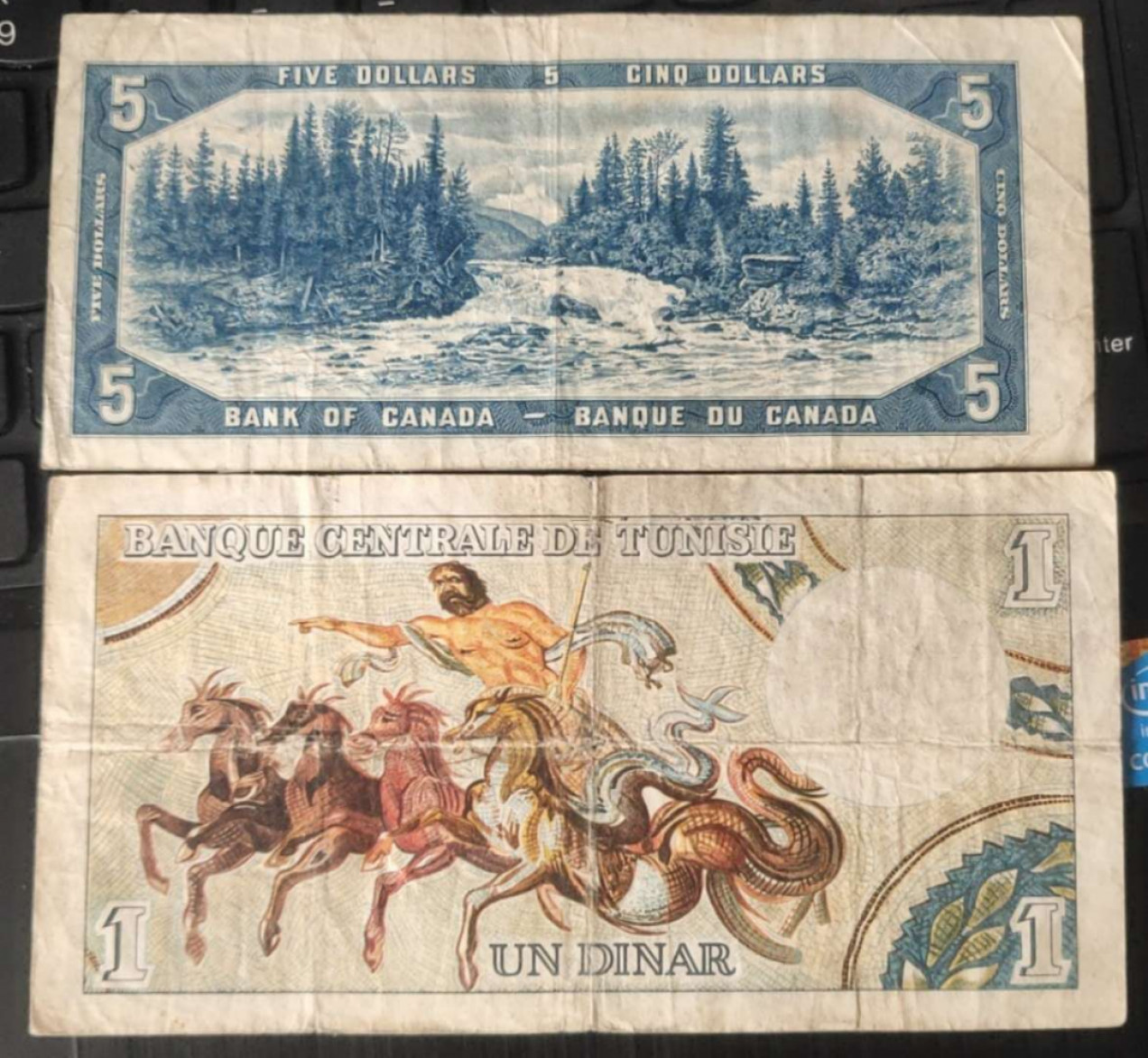 N&C 第十七期：惠友场 加拿大5和突尼斯1两张 品相如图