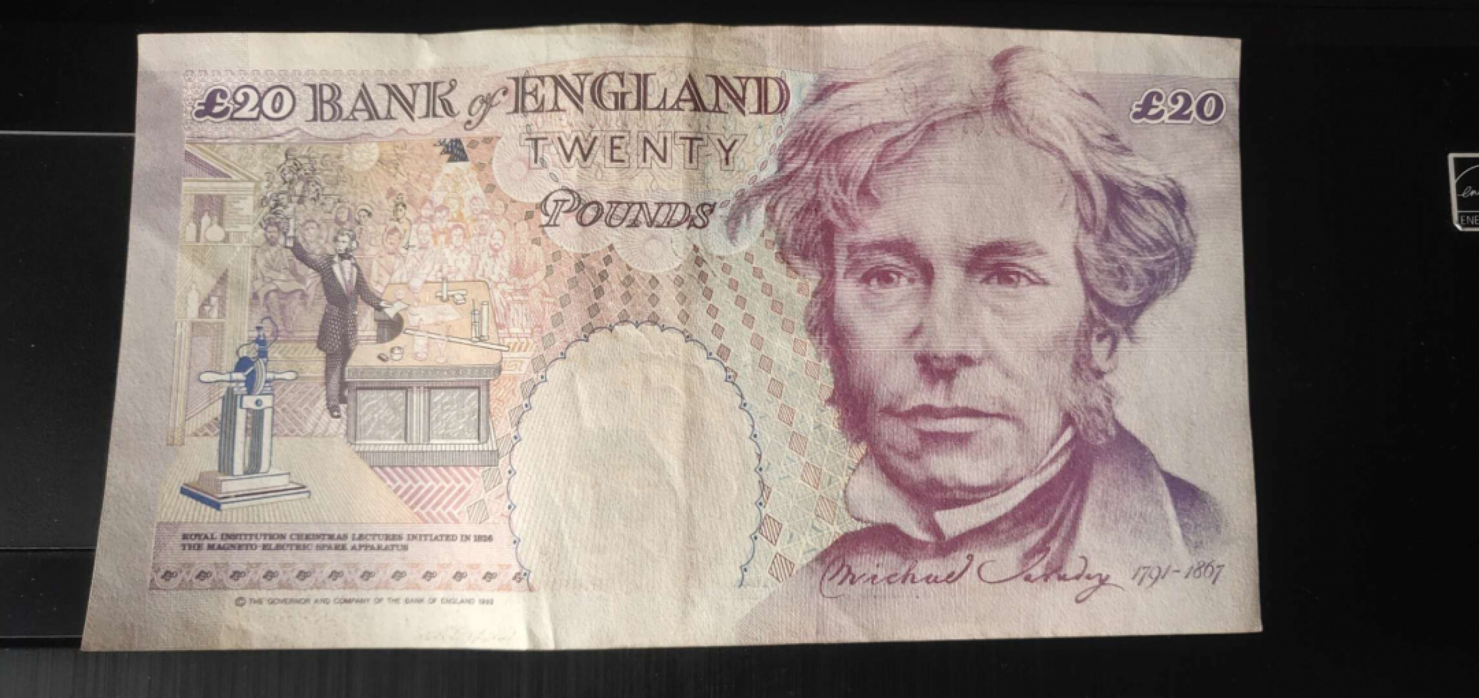 N&C 第十七期：惠友场 1993年英国20镑 法拉第 品如图