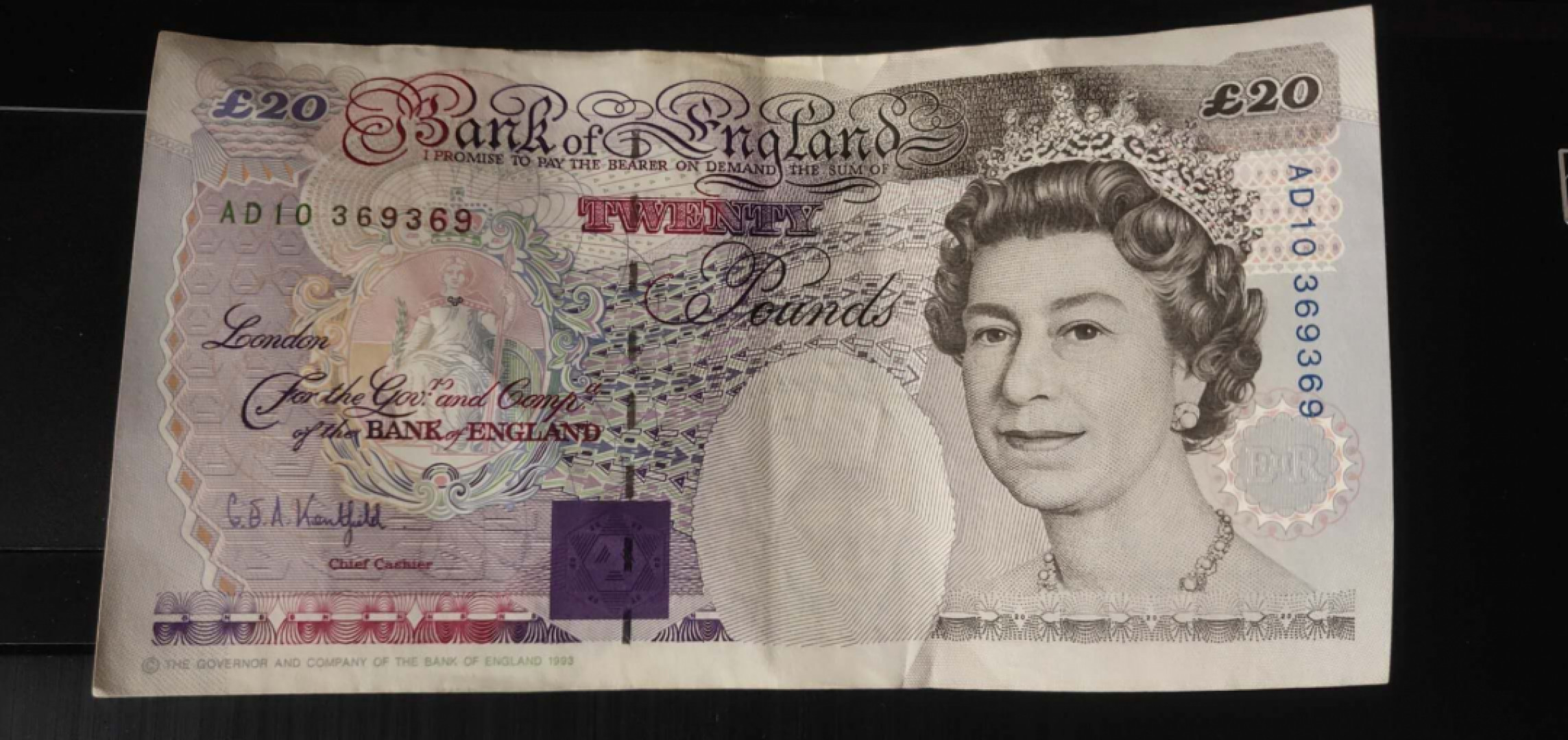 N&C 第十七期：惠友场 1993年英国20镑 法拉第 品如图