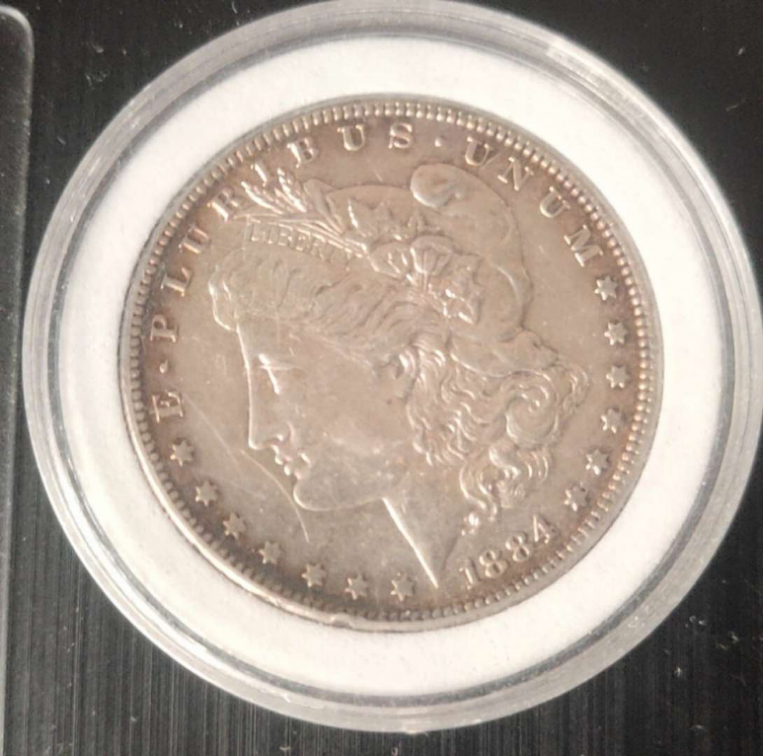 N&C 第十七期：惠友场 1884年经典美国摩根大银币 难得五彩包浆