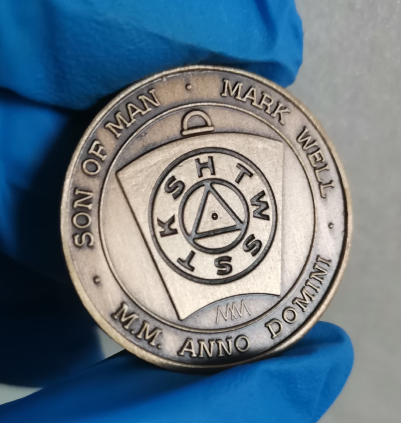 第23期拍卖会 共济会编号527号分会成立100周年纪念铜质代币