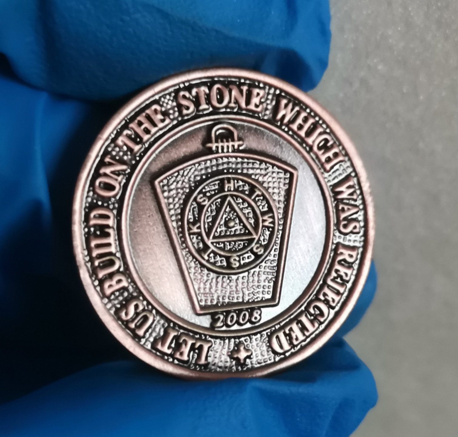 第23期拍卖会 2008年共济会编号1869分会代币（著名的罗马分会光明会）第二版