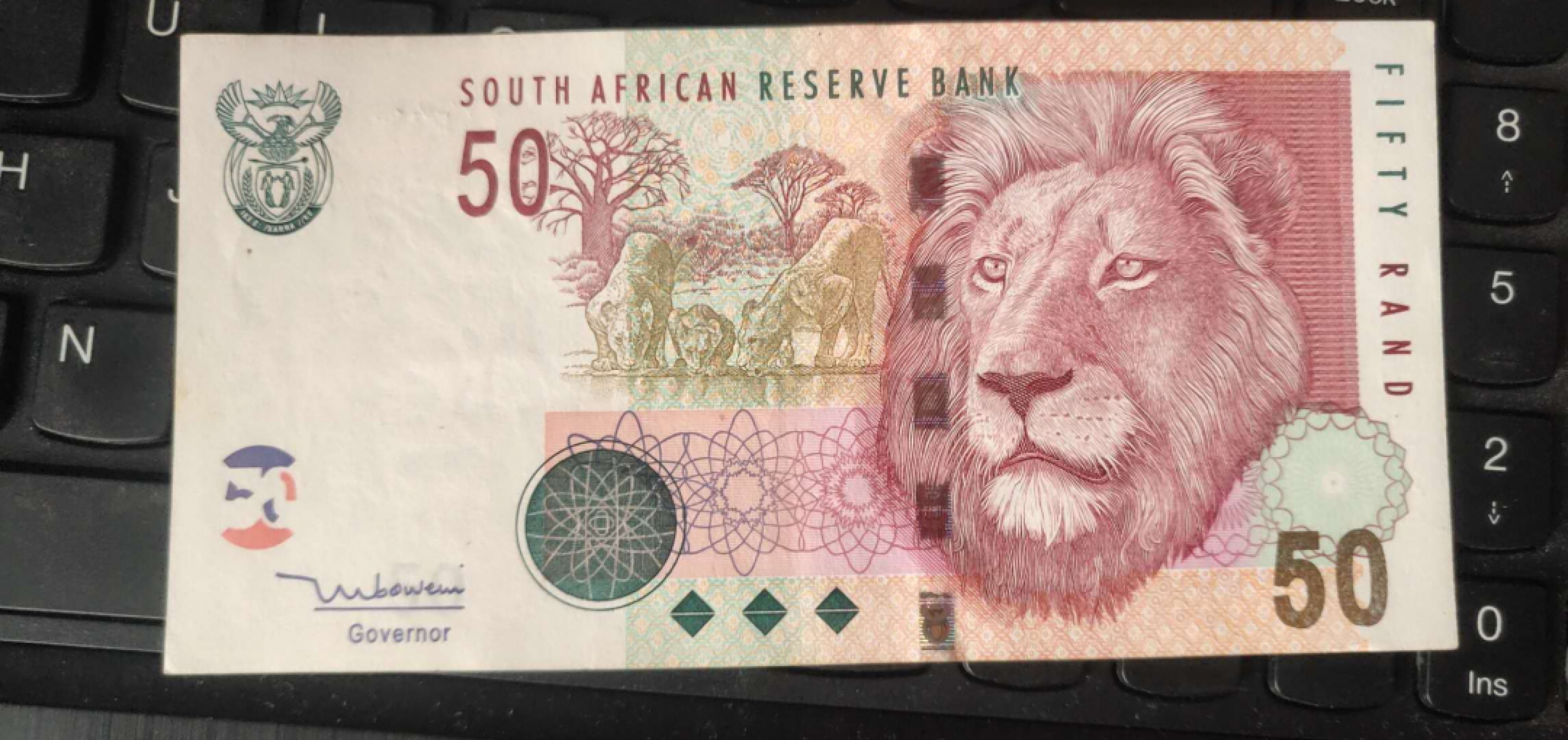 N&C 第十七期：惠友场 老版南非50兰特大狮子头 品相很新