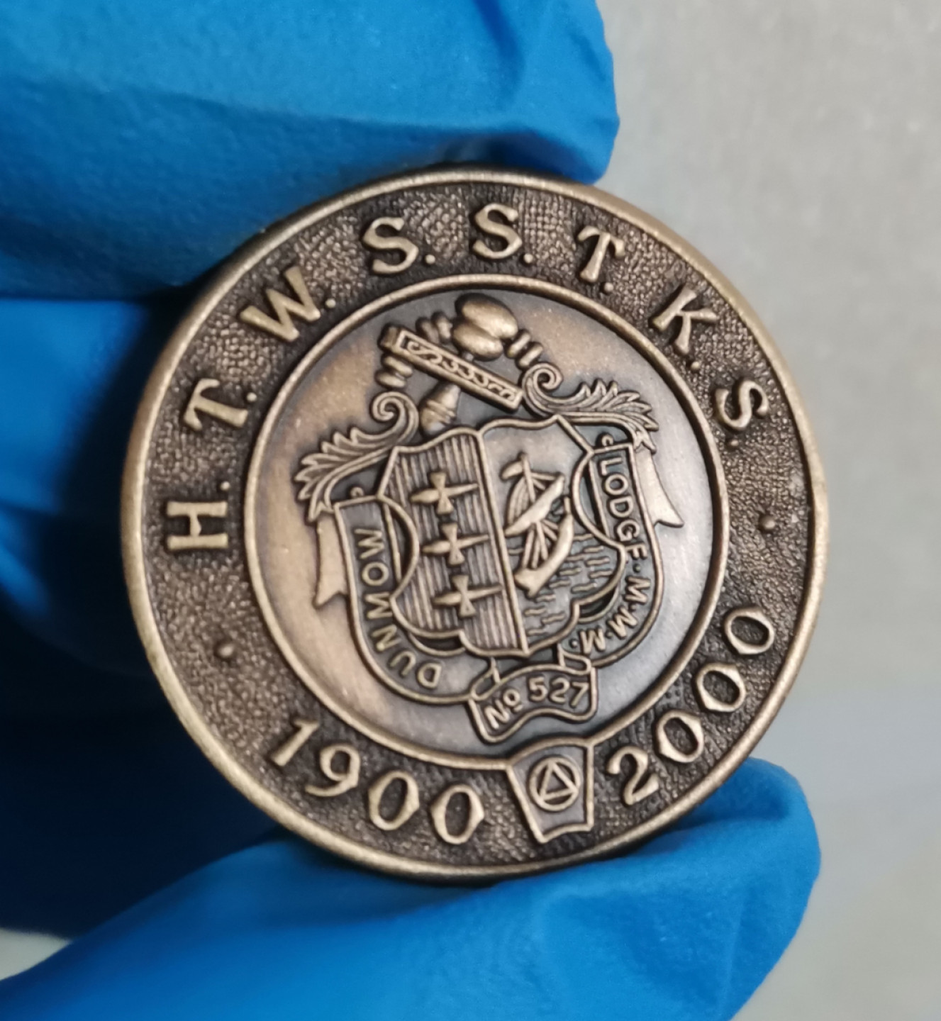 第23期拍卖会 共济会编号527号分会成立100周年纪念铜质代币