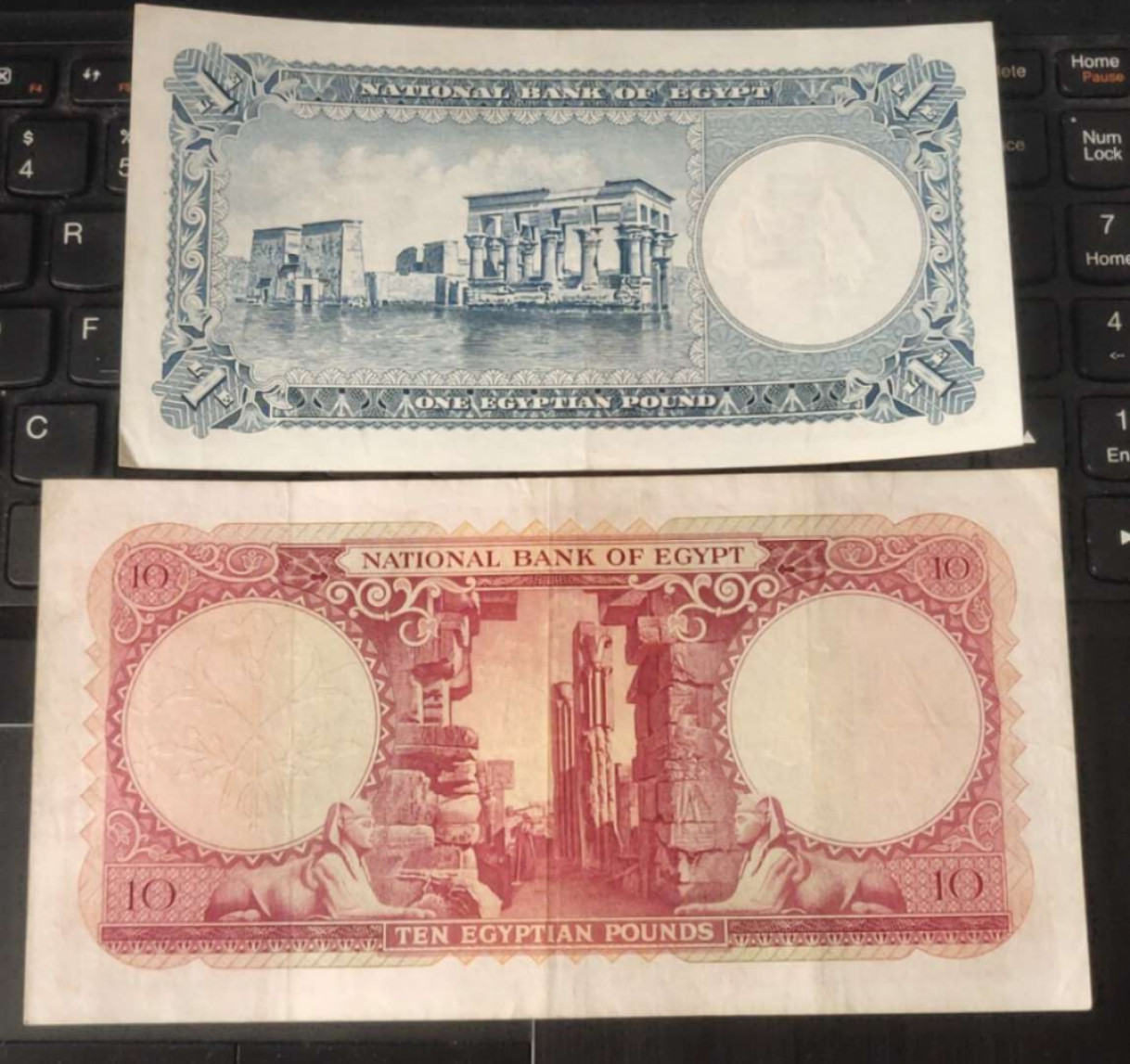 N&C 第十七期：惠友场 50-60年代早期埃及两张 精美双面雕刻 文化遗产 八九品如图