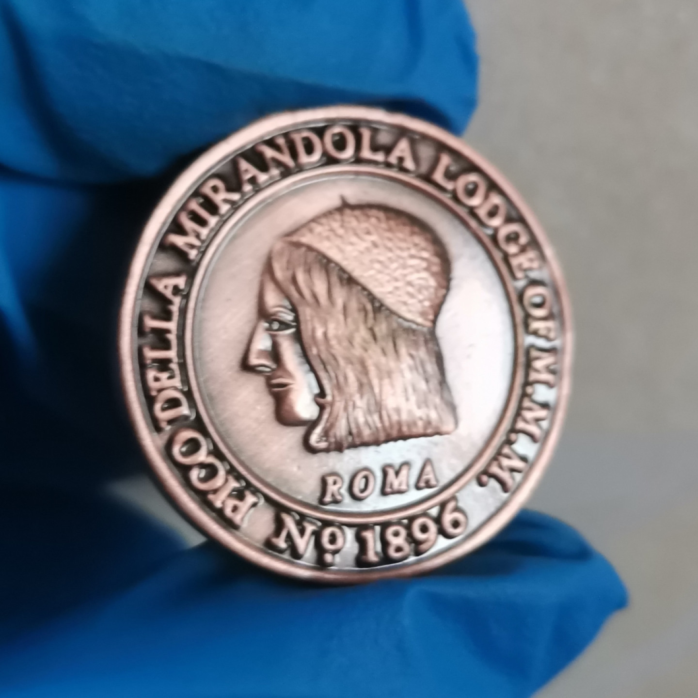 第23期拍卖会 2008年共济会编号1869分会代币（著名的罗马分会光明会）第二版