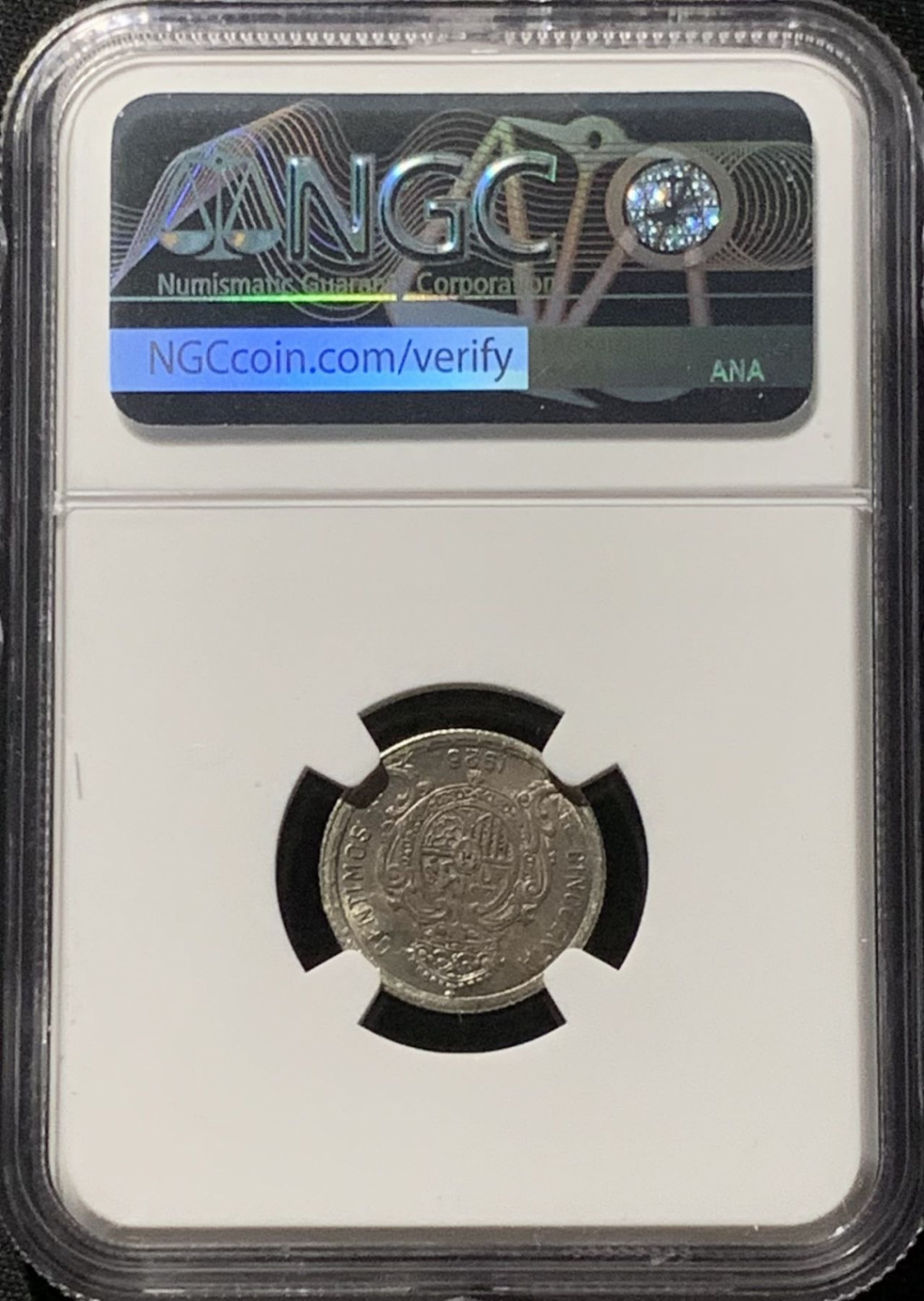 紫瑗钱币——第166期拍卖 西班牙 1926年 阿方索十三世 50分 银币 NGC UNC Detail