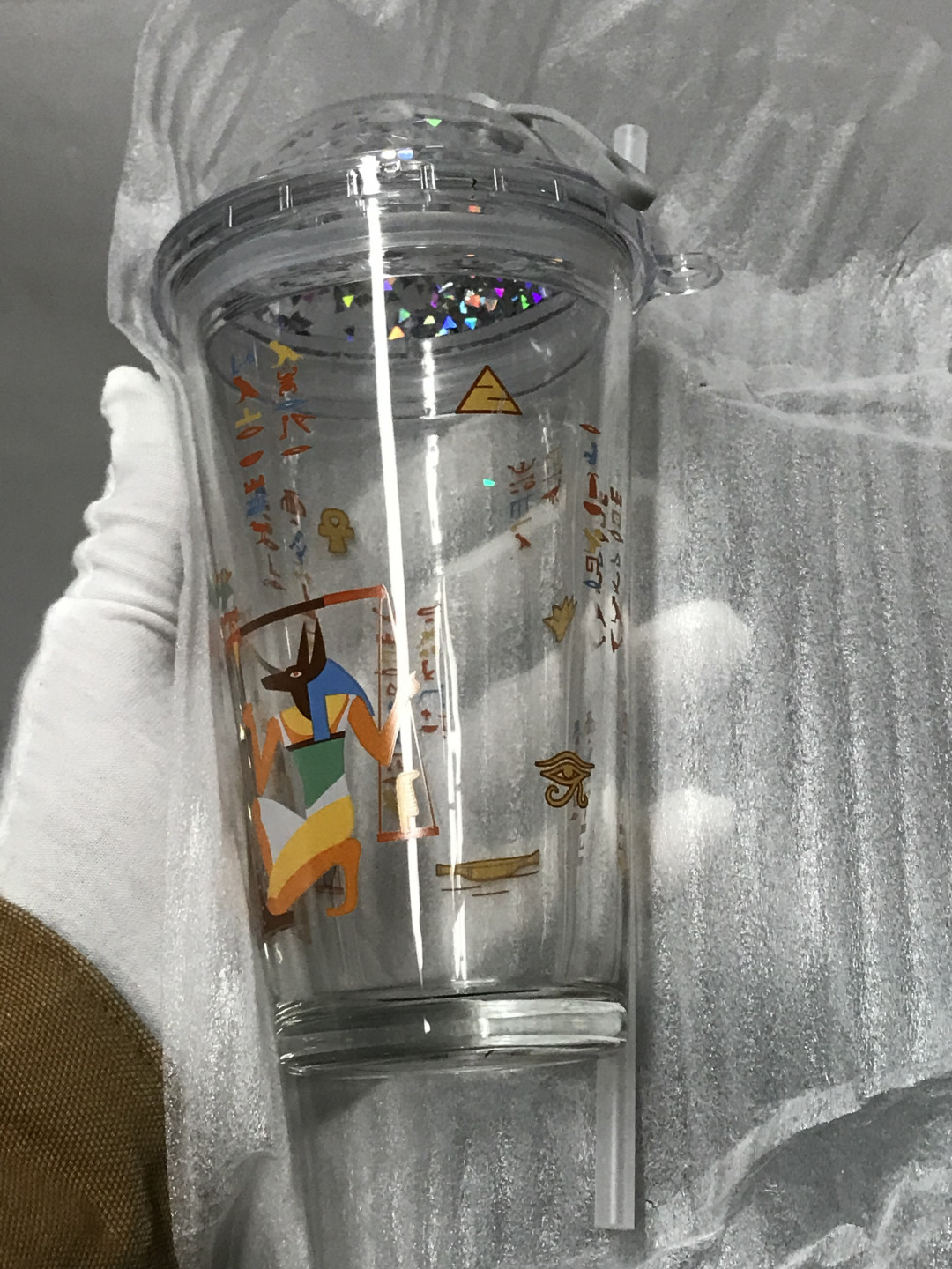 零元拍：大英博物馆官方授权 埃及选题水杯 全新 类似星巴克杯子 过节送亲朋的好礼物 自己用也很舒服