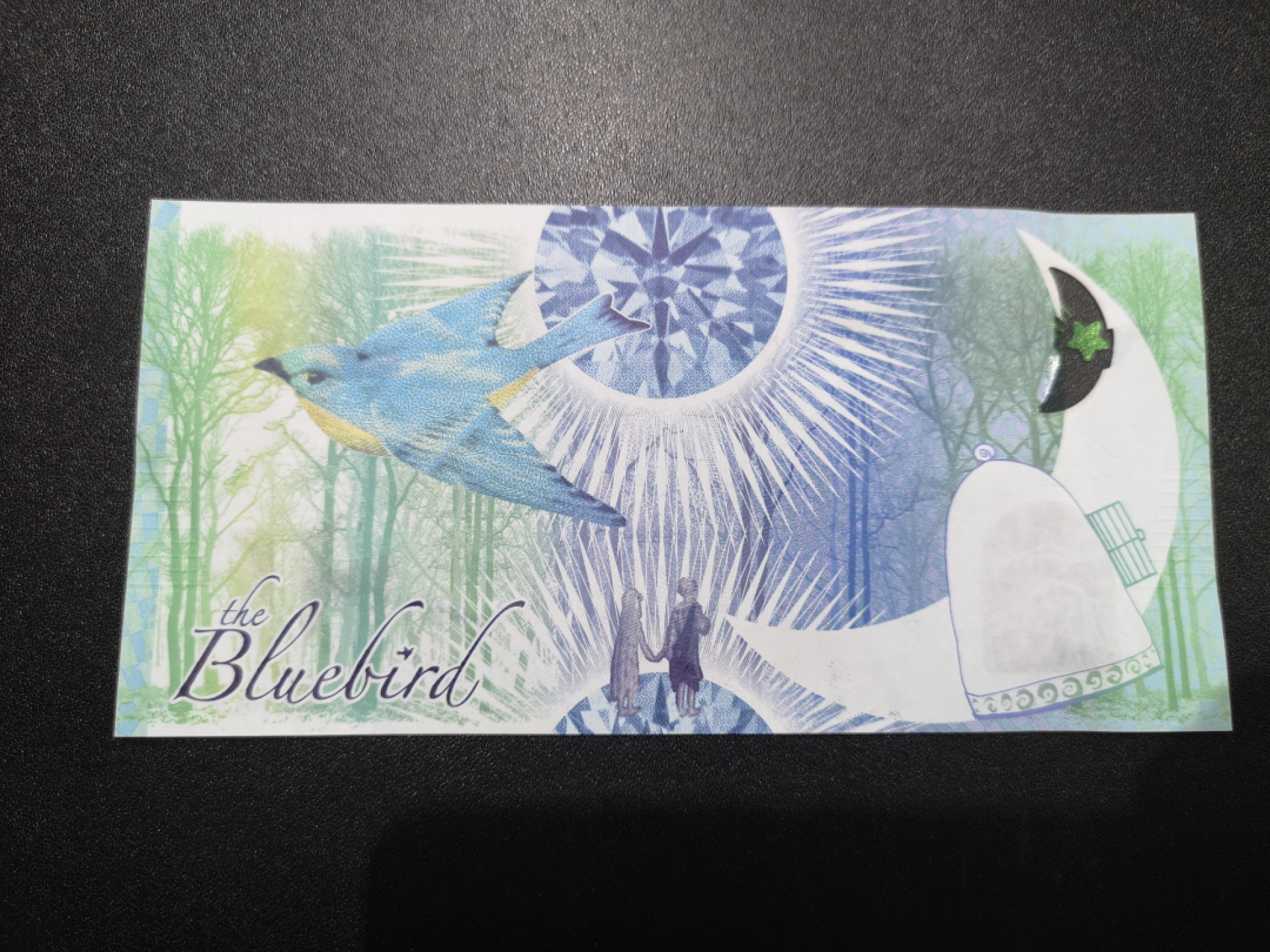 《外钞收藏家》第一百六十五期拍卖（本期80件） 2012年瑞士 兰夸欧贝特哈萨克斯坦蓝鸟测试钞 全新UNC