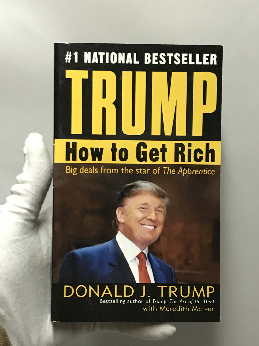 零元拍：美国前总统川普亲笔签名英文原版《川普教你如何致富》