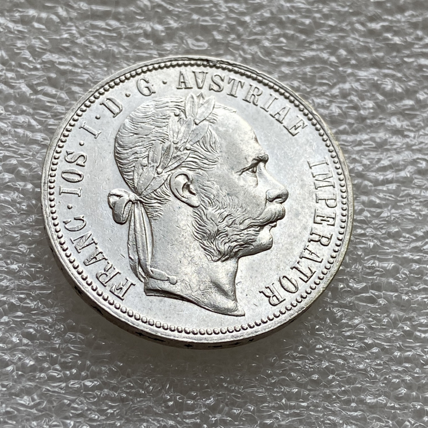 【Numismatist】第四场-0起拍-0佣金-包邮-世界硬币 奥匈帝国1880年1弗林银币 弗朗茨·约瑟夫一世 未流通品相 可以评级博高分