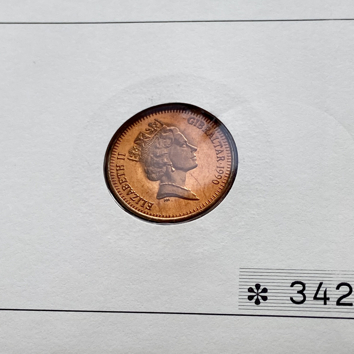 【Numismatist】第四场-0起拍-0佣金-包邮-世界硬币 直布罗陀1便士首日封 邮票和硬币成对 