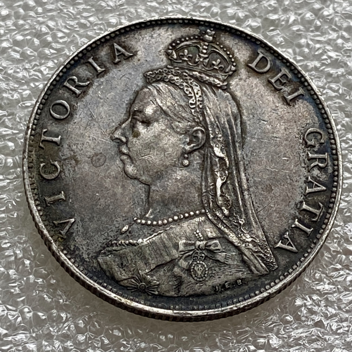 【Numismatist】第四场-0起拍-0佣金-包邮-世界硬币 英国1887年维多利亚女王弗洛林银币 包浆好品 边缘割手