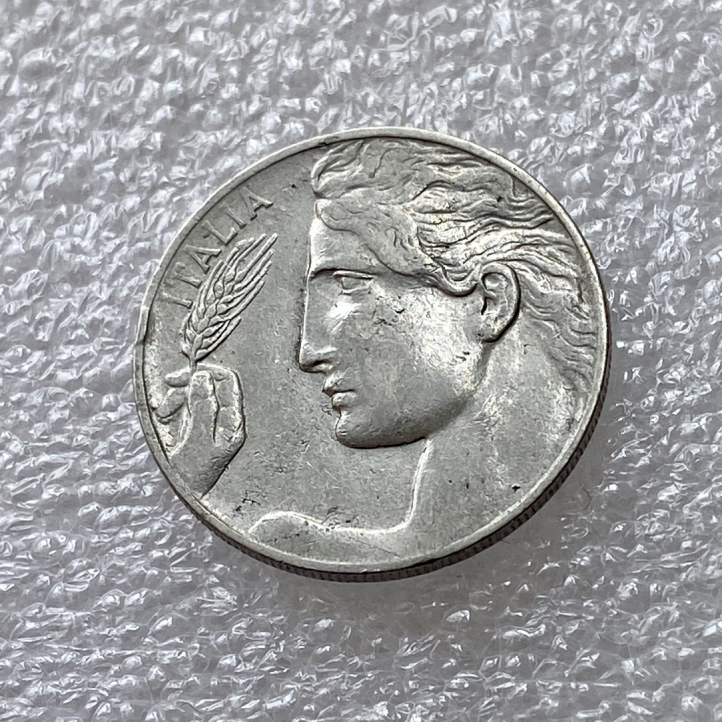 【Numismatist】第四场-0起拍-0佣金-包邮-世界硬币 意大利1921年20分 胜利女神维多利亚飞天 品相不错